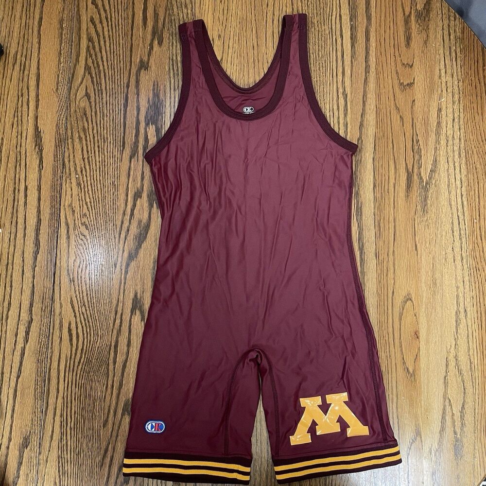 Cliff Keen Minnesota Gopher Wrestling Singlet Sizes Issued NCAA Player Worn